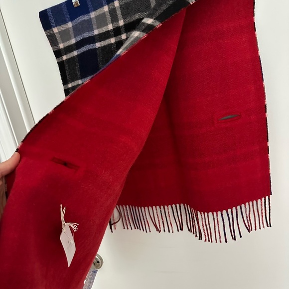 Vivienne Westwood Red and Black Plaid Scarf - Picture 2 of 4